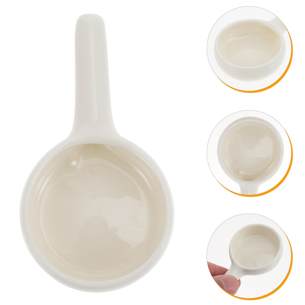 Wax Warmer - ชุดถาดเซรามิก 3 ชิ้น – ที่วางช้อนแบบพกพา, ที่จุดกำยาน