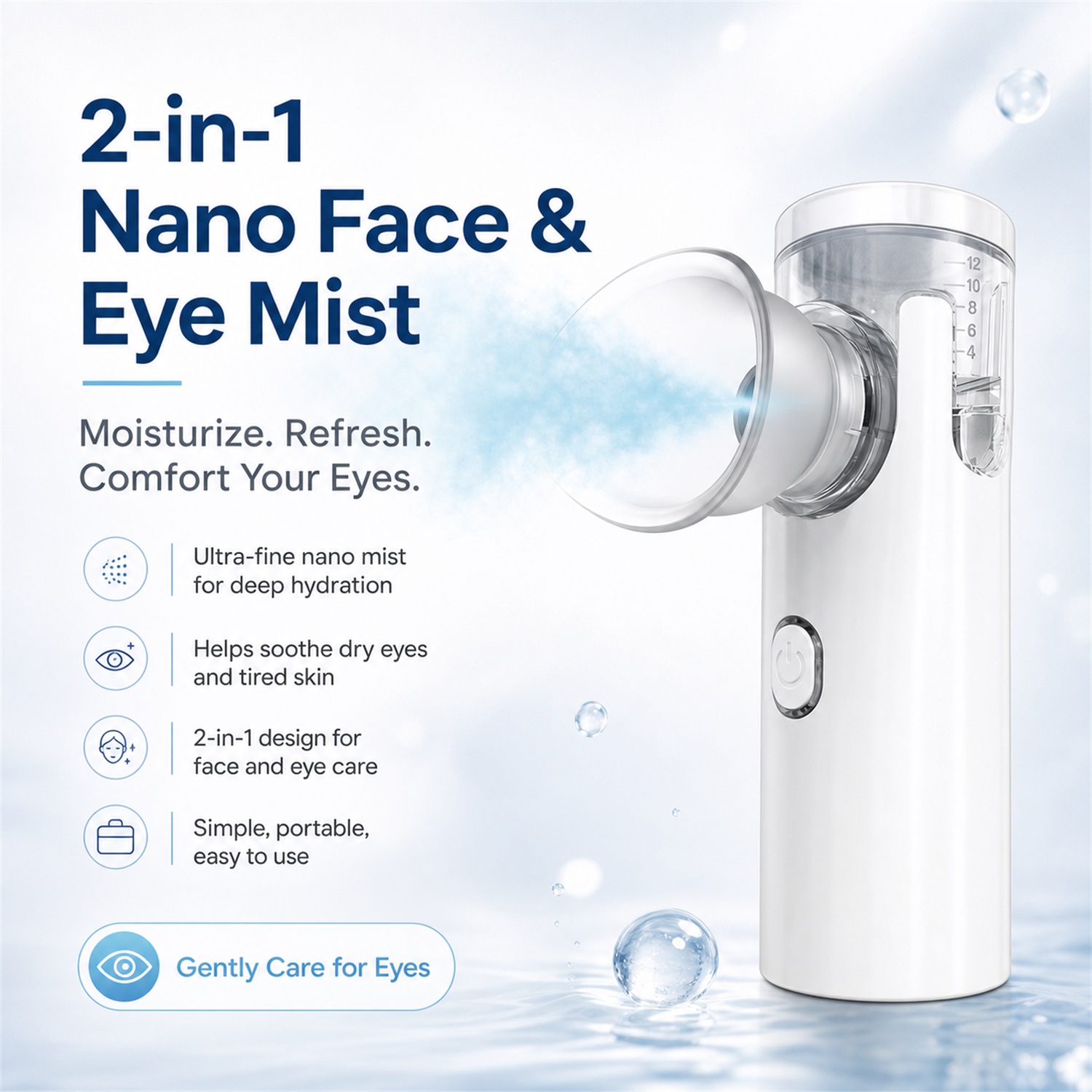 เครื่องพ่นไอน้ำนาโนสำหรับดวงตา - Face Steamer บทวิจารณ์และราคา