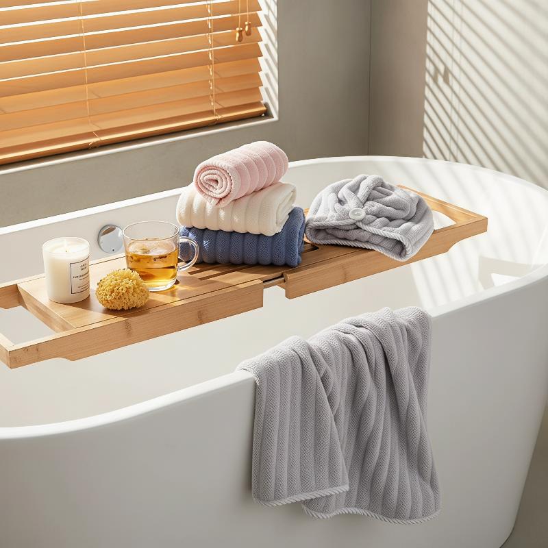 หมวกคลุมผมแห้งไมโครไฟเบอร์สำหร - Spa Towel บทวิจารณ์และราคา