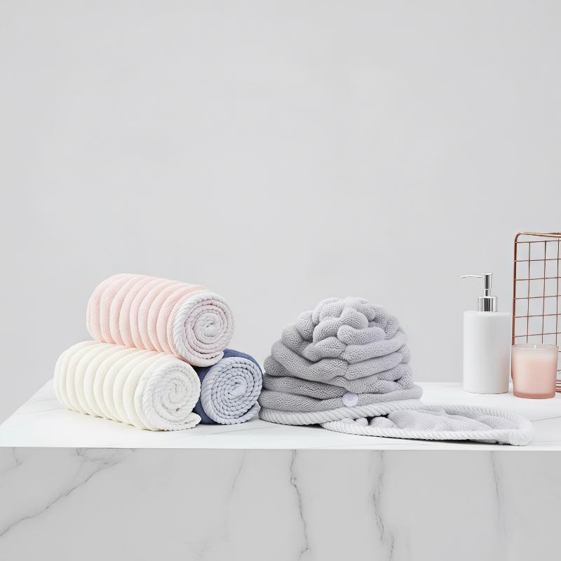 หมวกคลุมผมแห้งไมโครไฟเบอร์สำหร - Spa Towel บทวิจารณ์และราคา